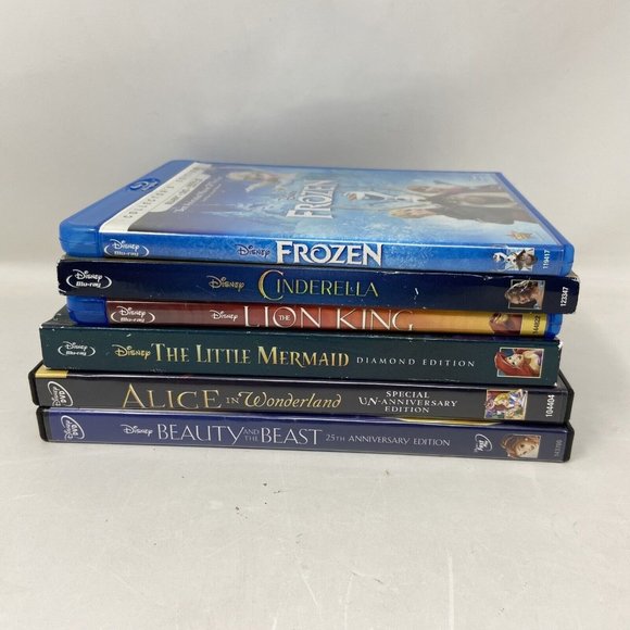 Disney Family and Kids Blu-Ray DVDs Lot Of 6
